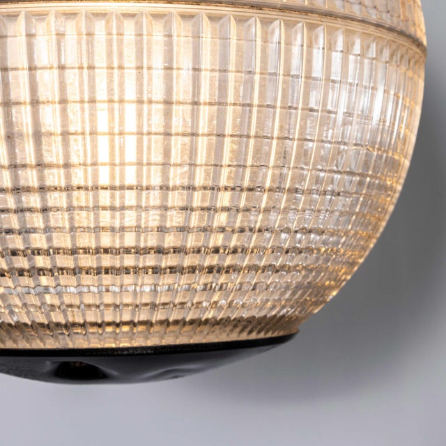 Vintage Holophane Parisian Glass Globe Lamp, 1960s For Sale - Image 15 of 18