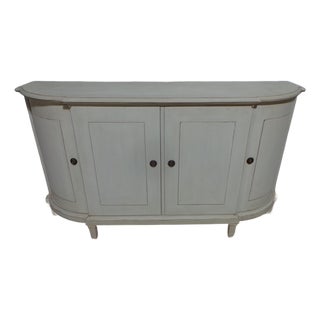 Gustavian Style Unique 4 Door Sideboard For Sale