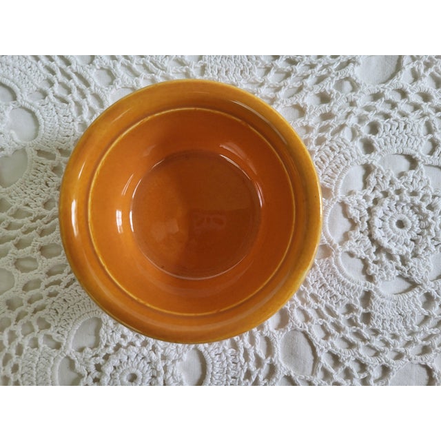 Farmhouse Small Mid 19th Century 'Made in Usa' Pottery Bowl For Sale - Image 3 of 4