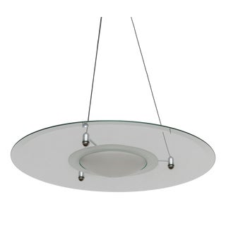 Glass Pendant Lamp by Fabio Di Bartolomei for Bieffeplast, 1980s For Sale