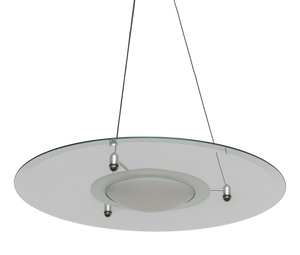Glass Pendant Lamp by Fabio Di Bartolomei for Bieffeplast, 1980s