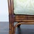 Rattan Lounge Chair With Floral Green Cushions For Sale In San Francisco - Image 6 of 10