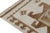 Rug & Kilim Vintage Tribal Runner in White & Beige-Brown Geometric Pattern For Sale - Image 4 of 7