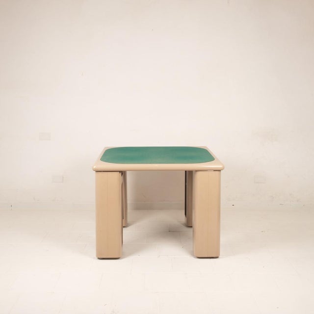 Overview Refined game table designed by Pierluigi Molinari for Pozzi, made in Italy during the 1970s. An iconic piece...