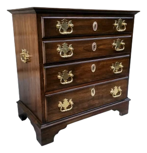 Vintage George III Style Cherry Diminutive Bachelor's Chest by Pennsylvania House