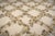 1980s 9x12 Vintage Aubusson Flat Weave Wool Rug, Ivory Grapevine Lattice For Sale - Image 5 of 14