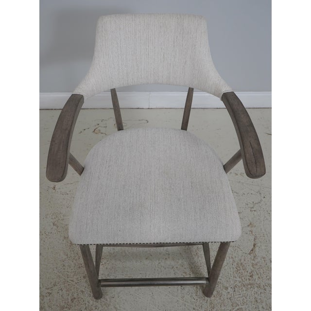 Age: c.2022 Details: Quality Construction Modern Design Stretcher Base Frame Tack Head Trim Metal Carved Footrest Curved...