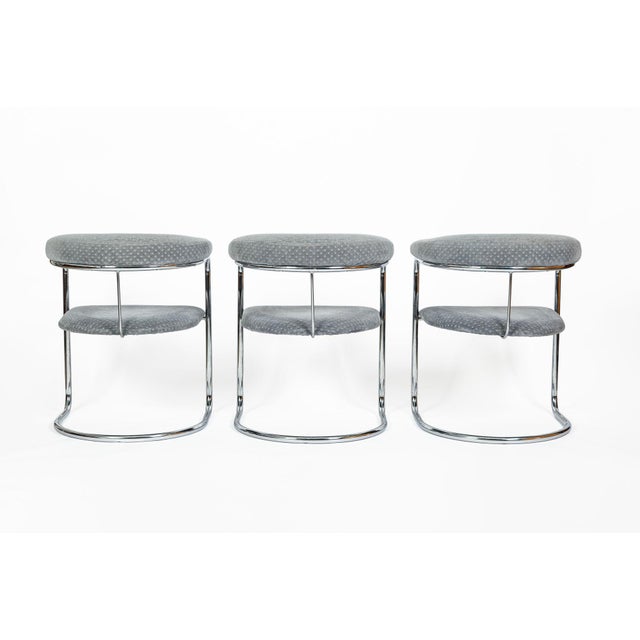 Set of 6 Mid-Century Modern Ss33 Chrome Dining Chairs by Anton Lorenz for Thonet, 1970s For Sale - Image 12 of 18