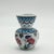 Hand Painted Ceramic Vase (15cm) Traditional Turkish Carnation Pattern – Classic Flared Neck Bud Vase for Table Decor For Sale - Image 4 of 6