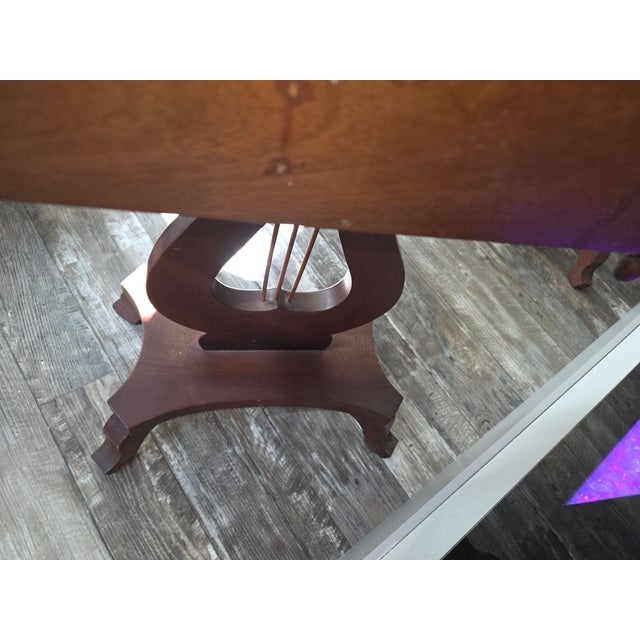 1970s 1970smahogany Carlton McLendon Furniture Co. Marble Top Side Table For Sale - Image 5 of 14