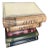 Italian Tole Hand-Painted Side Table Resembling a Stack of Books For Sale