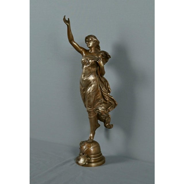 Gaudez, The Morning Star, Late 19th Century, Bronze For Sale - Image 3 of 18