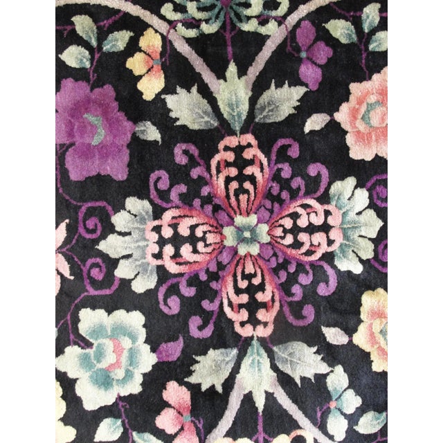Early 20th Century Antique Art Deco Chinese Rug For Sale - Image 5 of 10