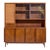 Merton Gershun for American of Martinsville Mid Century Walnut and Cane Credenza and Hutch For Sale