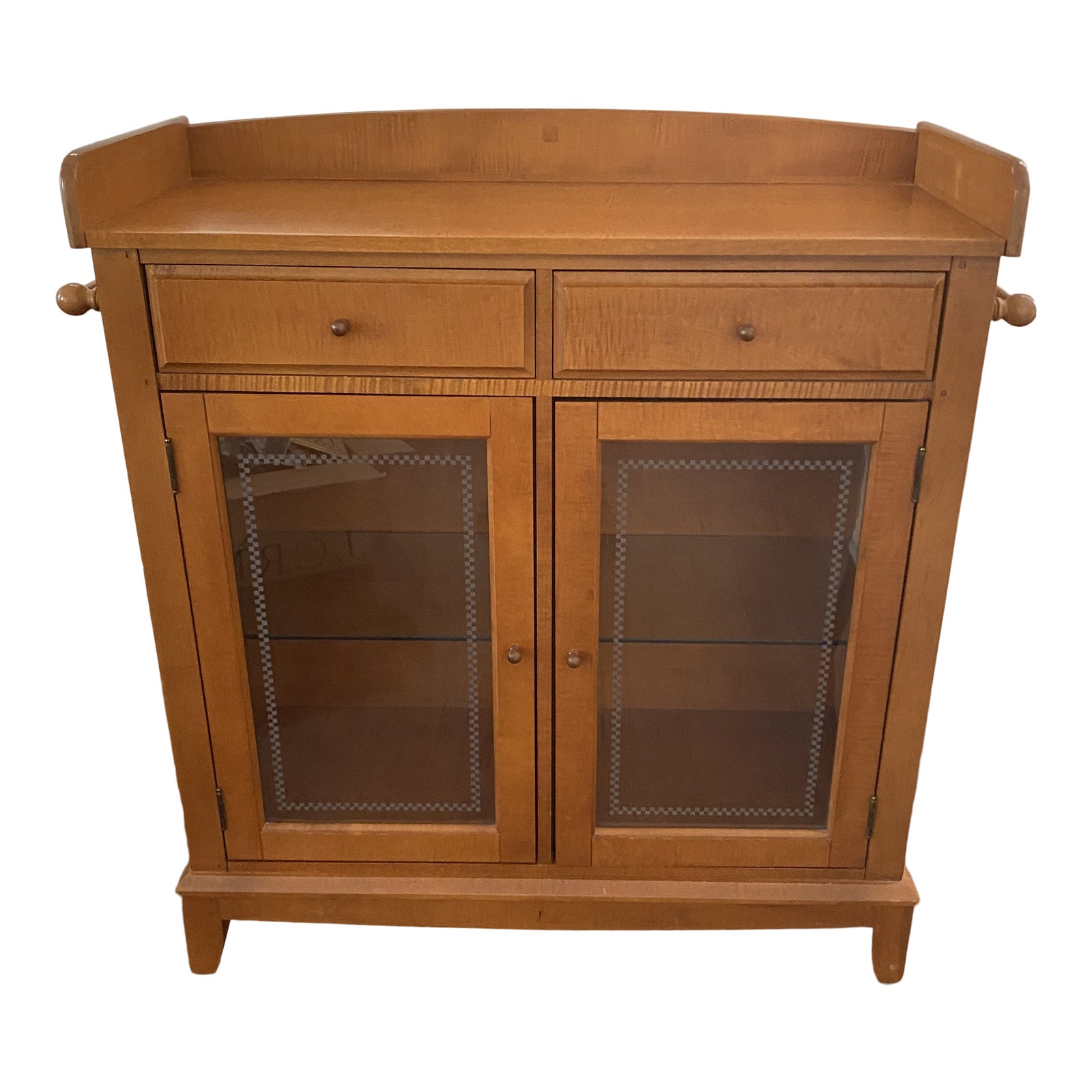 Vintage Bassett Furniture J G Hook Design Watermill Cupboard Chairish