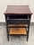 Late 20th Century Colonial Revival Turned Leg Cane Side Table For Sale - Image 5 of 12