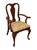CRESENT FURNITURE Solid Cherry Traditional Queen Anne Style Dining Arm Chair 38.75" High 25" Wide 22.5" Deep Seat: 19"...