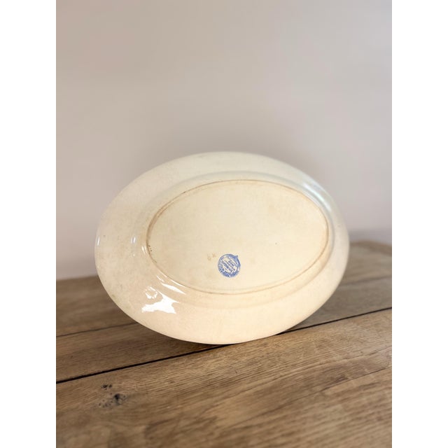 Vintage large platter from 1950 sourced in Paris, France.