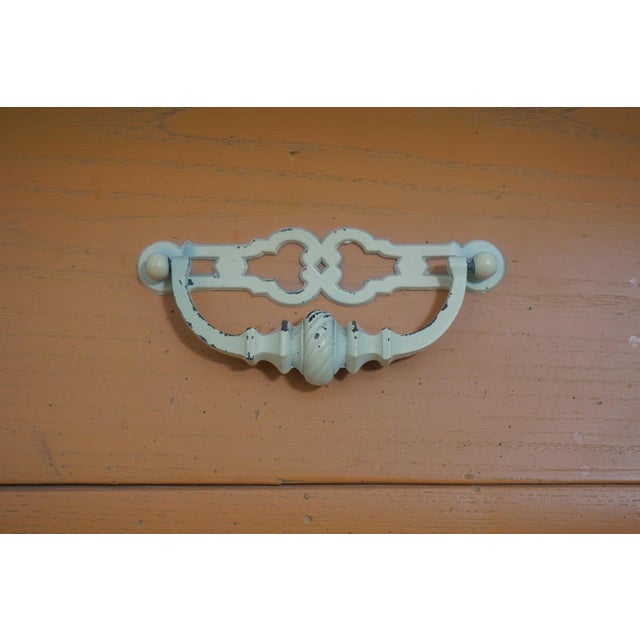 Italian Paint Decorated 2 Door Armoire For Sale - Image 9 of 18