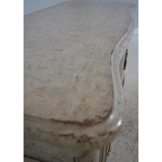 Theodore Alexander Continental Style Painted Commode Chest For Sale - Image 9 of 18