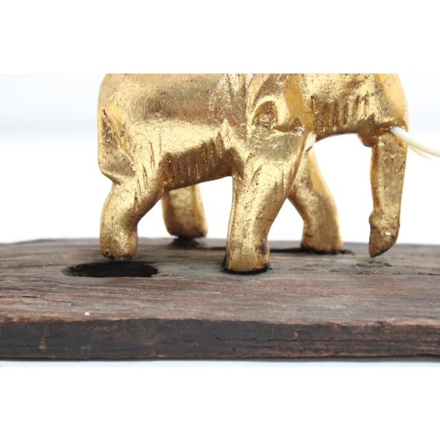 Elephant Family Golden Wisdom & Prosperity Totem For Sale - Image 11 of 12