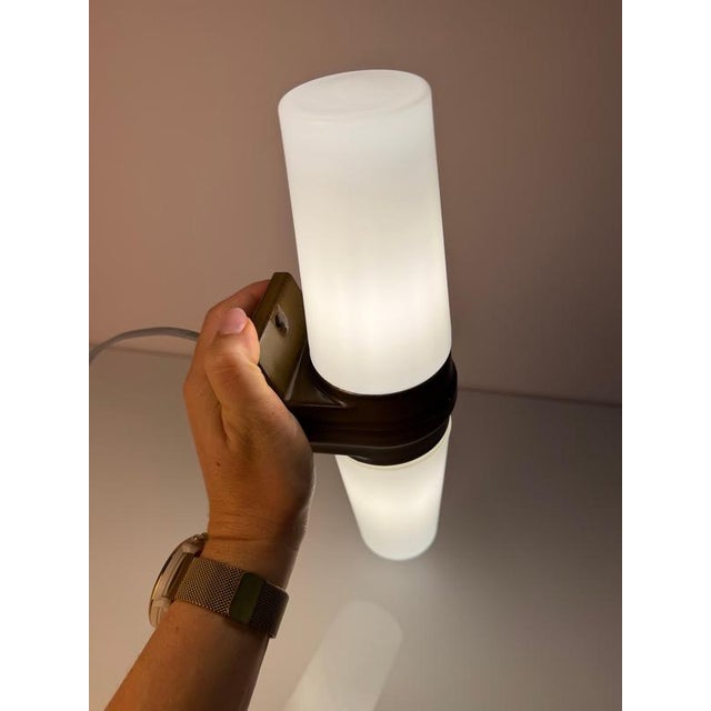 Model 6060 Wall Lamp in Brown by Sigvard Bernadotte for Ifö For Sale - Image 5 of 11