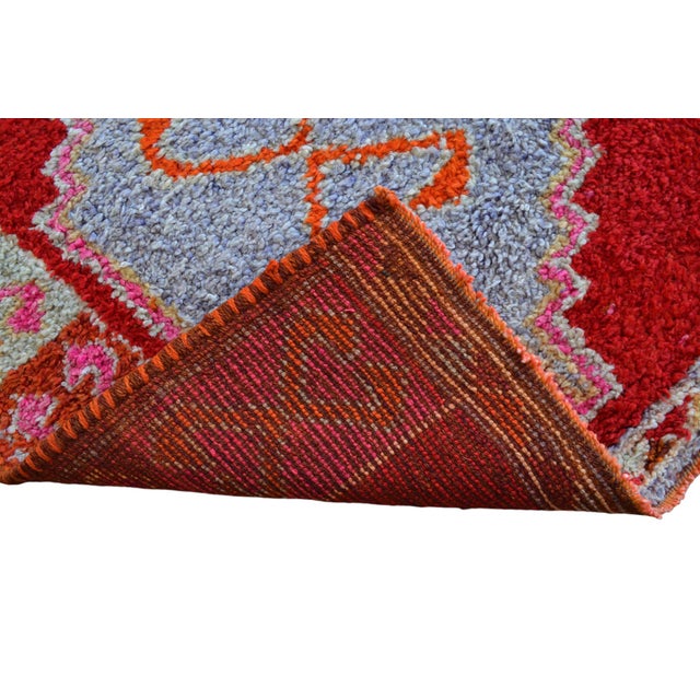 Hand-Knotted Turkish Kurdish Runner For Sale - Image 11 of 12