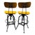 Industrial 1990s Toledo Industrial Style Drafting Adjustable Swivel Stools For Sale - Image 3 of 12