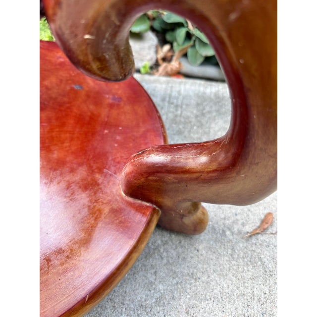 Large Chinese Rosewood Carved Pedestal Base Stand Fish Bowl Planter Jardiniere For Sale - Image 10 of 12
