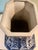 Ceramic Late 20th Century Large 18" Chinese Blue & White Hexagonal Porcelain Vase Bird Floral Qianlong Mark For Sale - Image 7 of 8