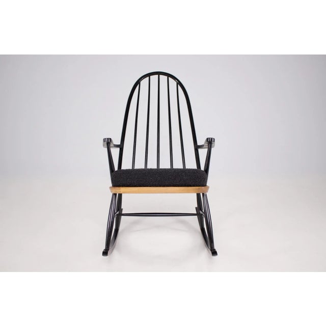 Rocking Chair in the Style of Ilmari Tapiovaara For Sale - Image 4 of 11