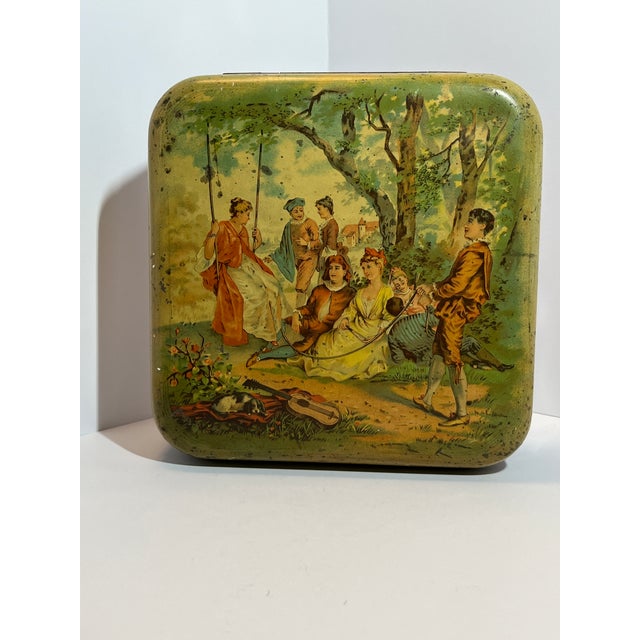 Early 20th Century Antique Vintage Lot (11) Biscuit Shortbread Coffee Ginger Tins English/Dutch For Sale - Image 5 of 18