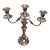 Mid 20th Century Silver Plate Three Nozzle Candelabra. For Sale