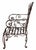 1990s Vintage Wrought Iron Garden Chairs, Set/3 For Sale - Image 5 of 12