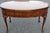 Late 20th Century Hekman Queen Anne Revival Burl Walnut Writing Desk With Carved Shell-Accent Cabriole Legs, Late 20th Century For Sale - Image 5 of 12