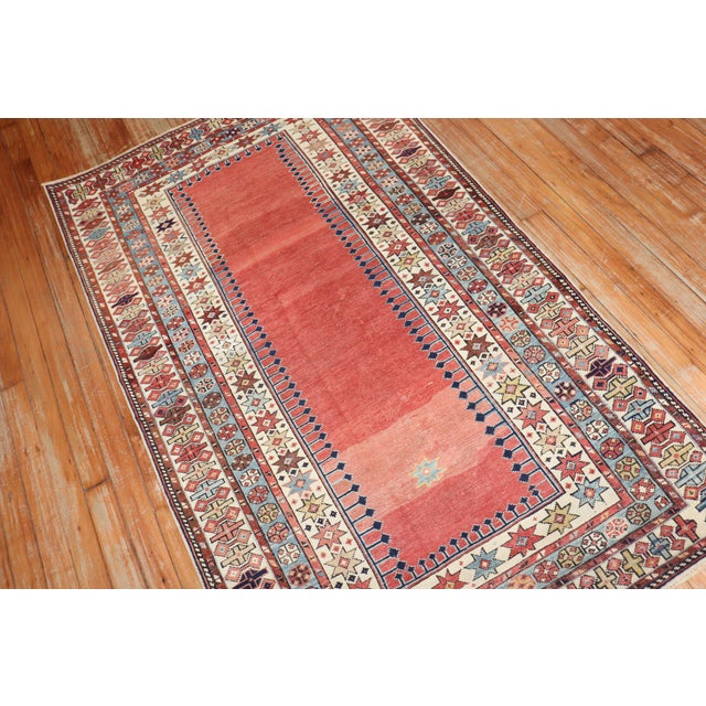 19th Century Antique Caucasian Shirvan Rug - 3' x 5'4" For Sale - Image 4 of 18