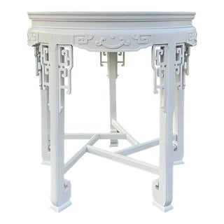 Baker Furniture Newly Lacquered Chinese Chippendale Side Table For Sale