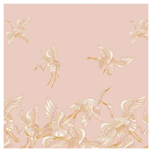 Aironi Pink Fabric Wall Covering by Chiara Mennini for Midsummer-Milano
