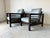 A stunning pair of vintage lounge chairs by Century Furniture, these pieces embody timeless modernist design with a bold,...