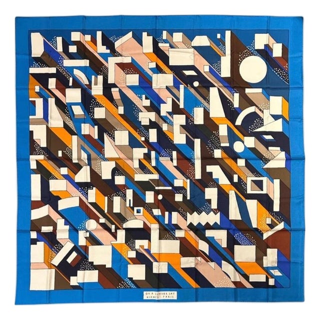Hermes On Summer Day Silk Shawl 140cm For Sale