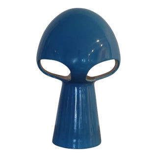 Space Age Ceramic Mushroom Lamp, 1970s For Sale