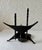 David Palombo, Modernist Brutalist Hand Forged Iron Bookends Sculpture Israeli David Palombo For Sale In Miami - Image 6 of 12