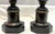 Black Vintage Wood Table Lamps With Gold Painted Chinoiserie Designs- A Pair For Sale - Image 8 of 15