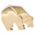 2000s Modernist Solid Brass Bear Sculpture For Sale - Image 9 of 9