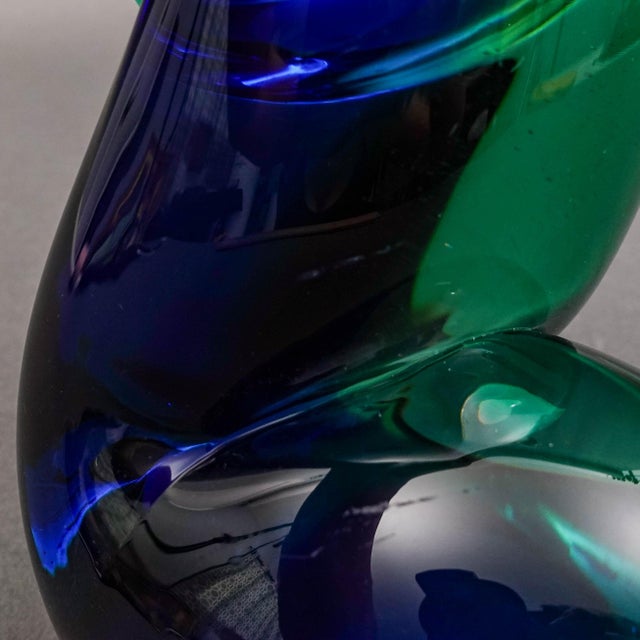 Archimede Seguso Signed Murano Italy Glass Figural Sculpture For Sale - Image 13 of 13