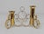 Brass and Crystal Candleholder by Palwa Gaetano, 1970s For Sale - Image 4 of 12
