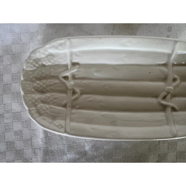 1960s Ceramic Asparagus Plates - Set of 6 For Sale - Image 9 of 10