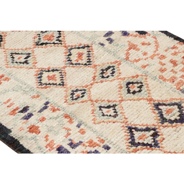 2010s Rug & Kilim’s Moroccan Style Rug With Colorful Geometric Patterns For Sale - Image 5 of 7