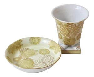 Porcelain Smoking Set - 2 Pieces