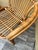 A Pair of Rattan Fan Back Lounge Chairs in the Franco Albini's Style. Circa 1980s For Sale - Image 17 of 18